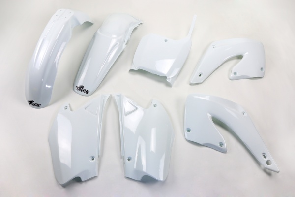 Plastic Kit white for Honda CR 125 R 2T (2000-01) - CR 250 R 2T (2000-01)